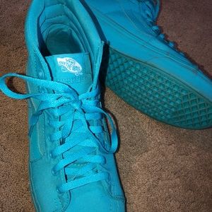 blue high top vans